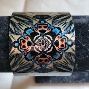 Colorful acrylic  cuff bracelet